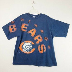 Vintage Chicago Bears Starter XL Navy Blue T-shirt